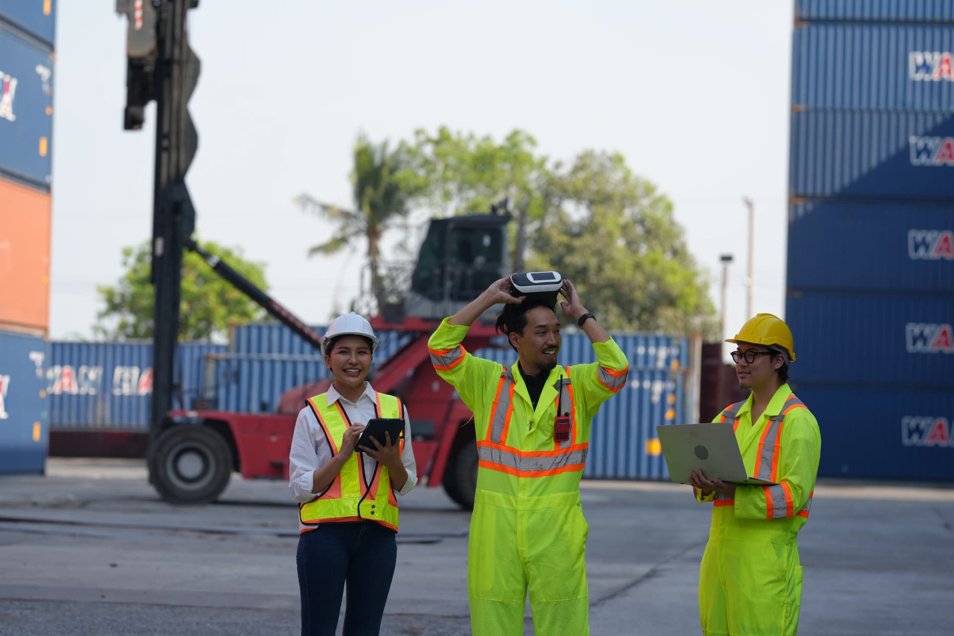 Tradexico team member managing logistics