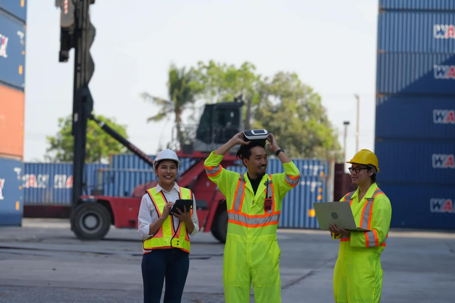 Tradexico team member managing logistics